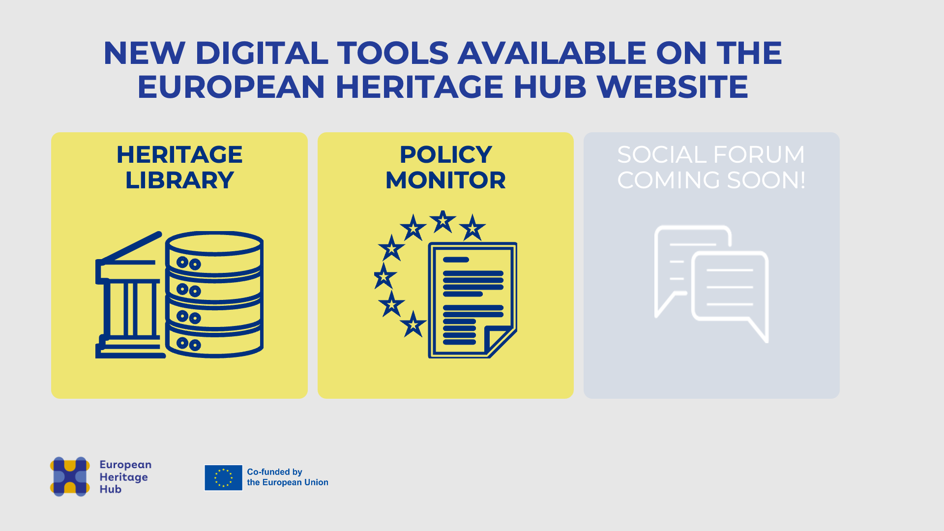 Hub launches Heritage Library and Policy Monitor